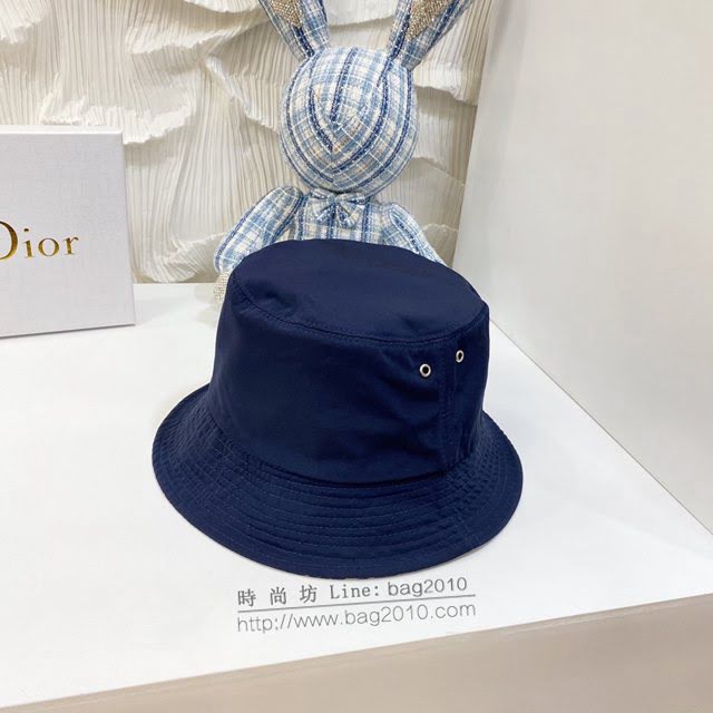 Dior男女同款帽子 迪奧雙面滑面材質漁夫帽遮陽帽  mm1197